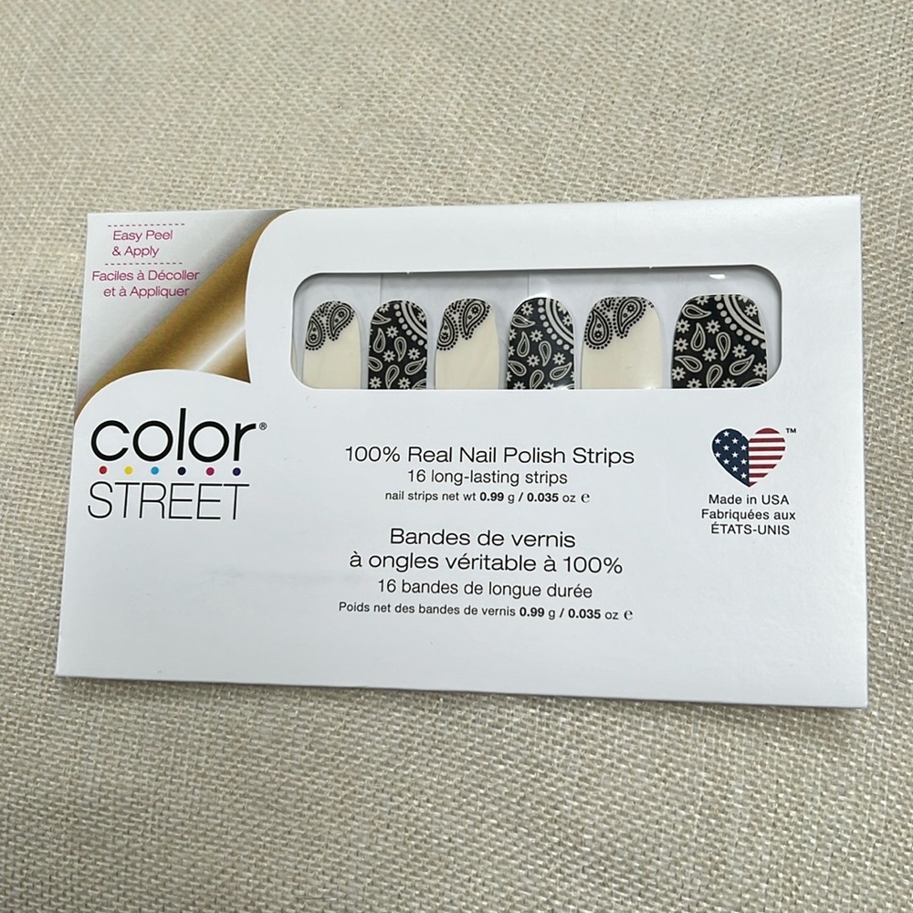 Brand New Color Street! Never Opened- Overlay: Bandana Republic